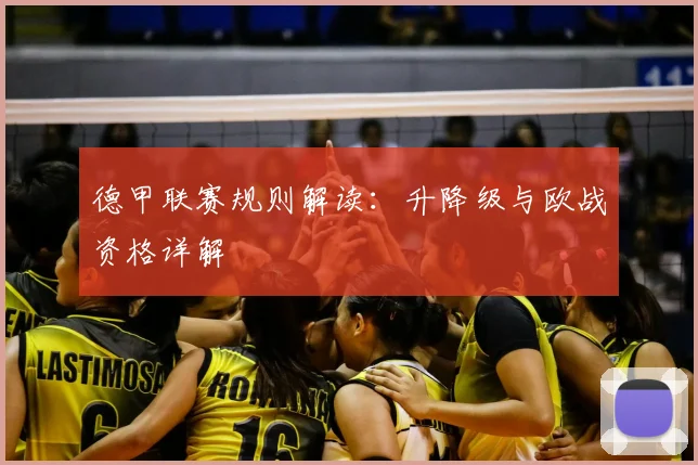 德甲联赛规则解读：升降级与欧战资格详解